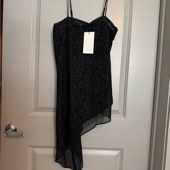 Zara Black Floral Lace Top - Picture 4 of 9